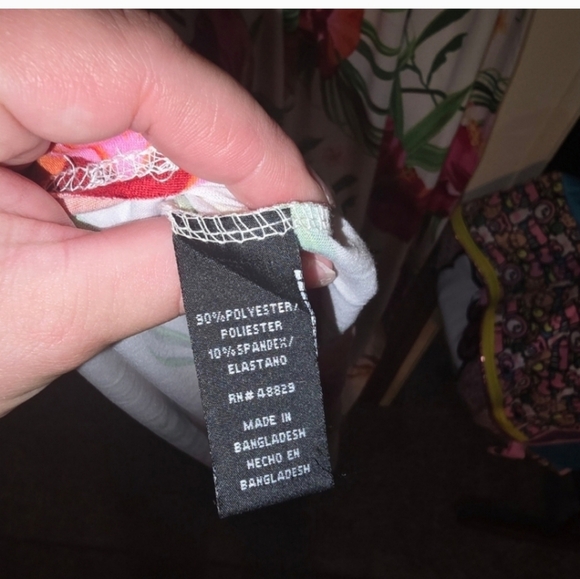 Rouge! Tropical maxi dress 2x - Picture 5 of 5